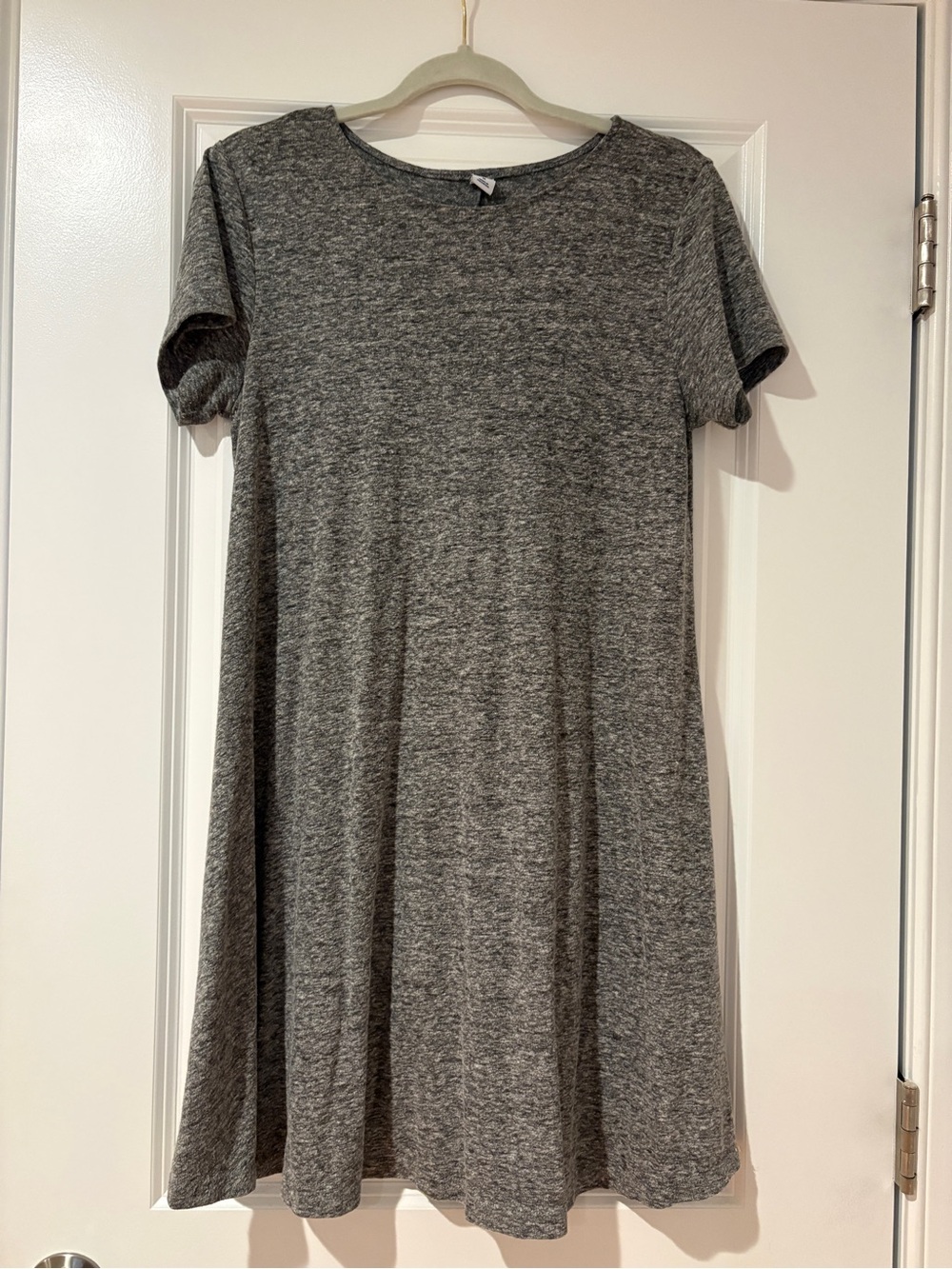 Old Navy Women’s Classic Short-Sleeve Gray Swing Dress